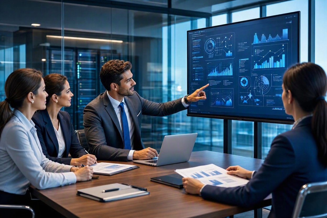 Corporate business team