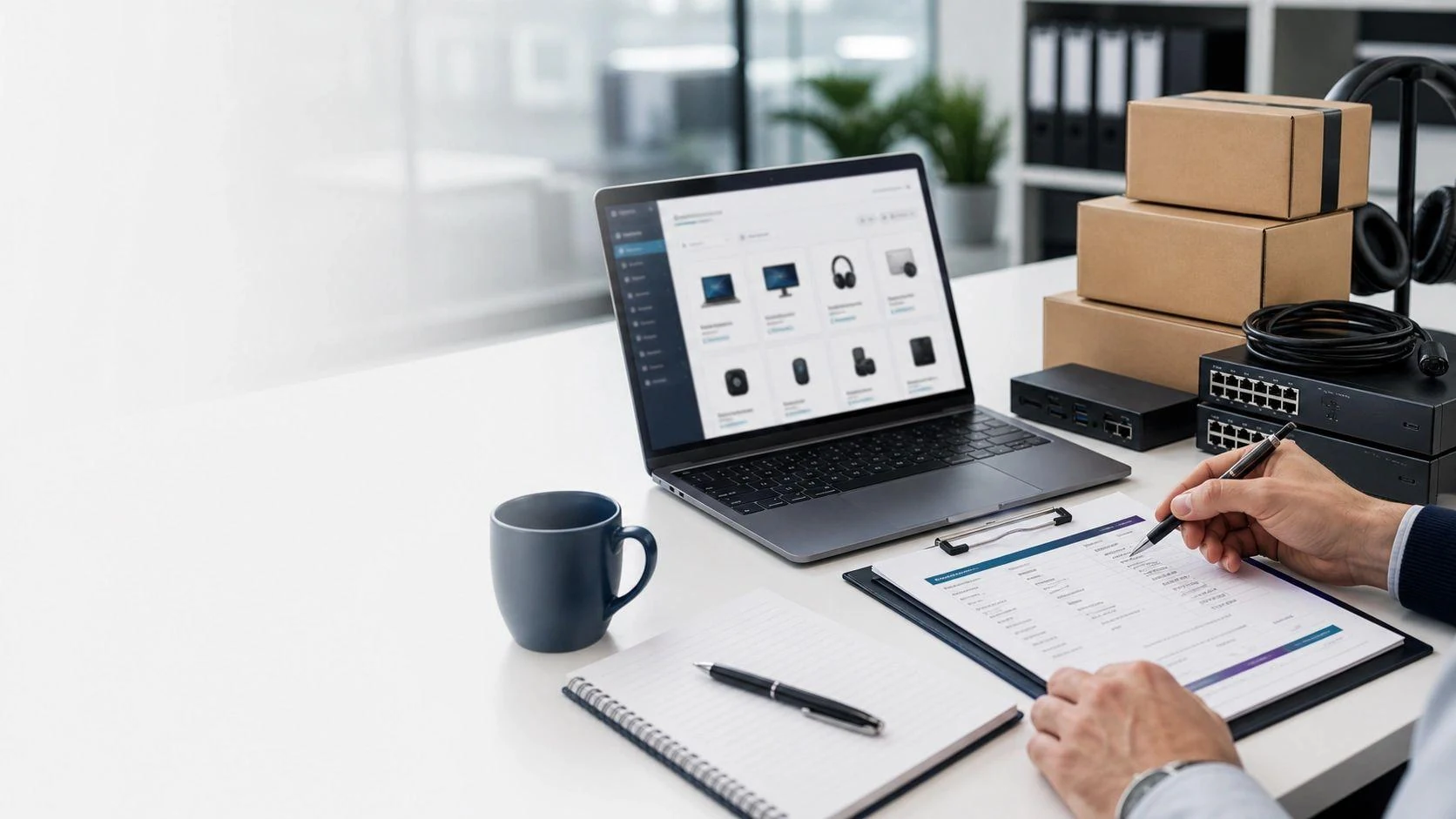 Business device procurement and deployment