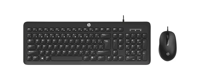 HP KM160 Wired Mouse and Keyboard Combo — manufacturer product photo